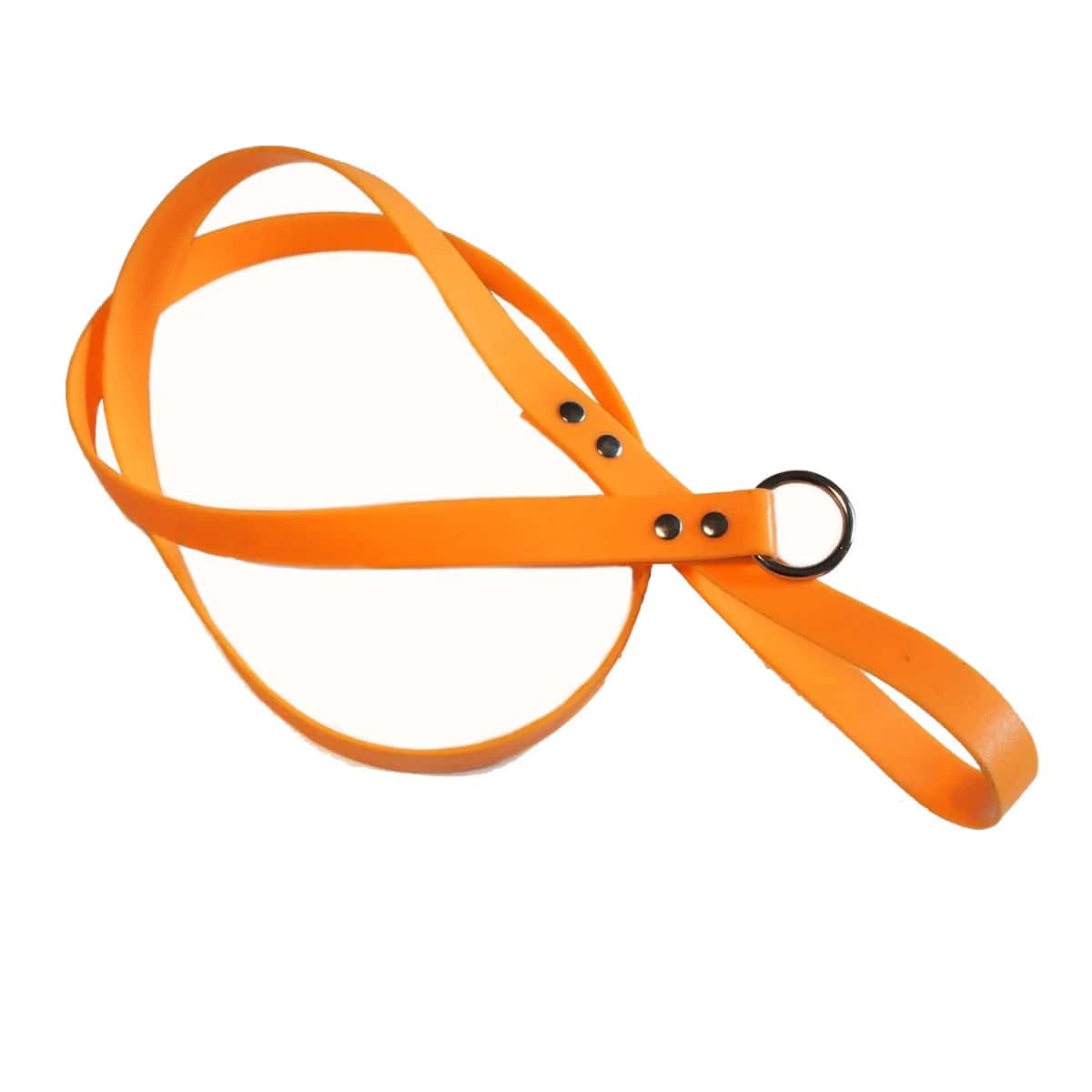 Bio Fluo lead with grained leather look