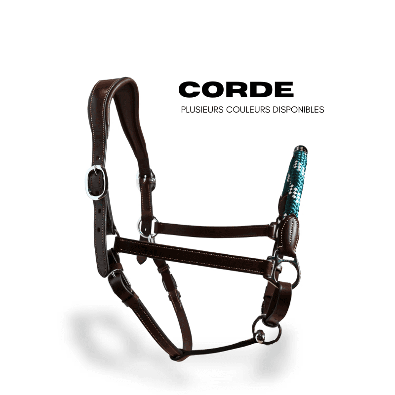 Licol Neckfit Smart Wag en cuir et corde