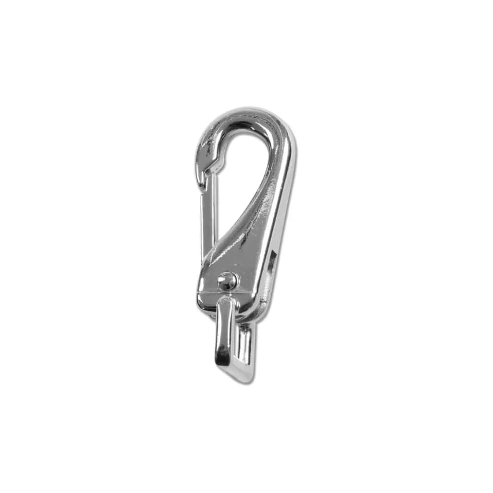 Silver-coloured replacement snap hook for a Smart Wag headcollar closure