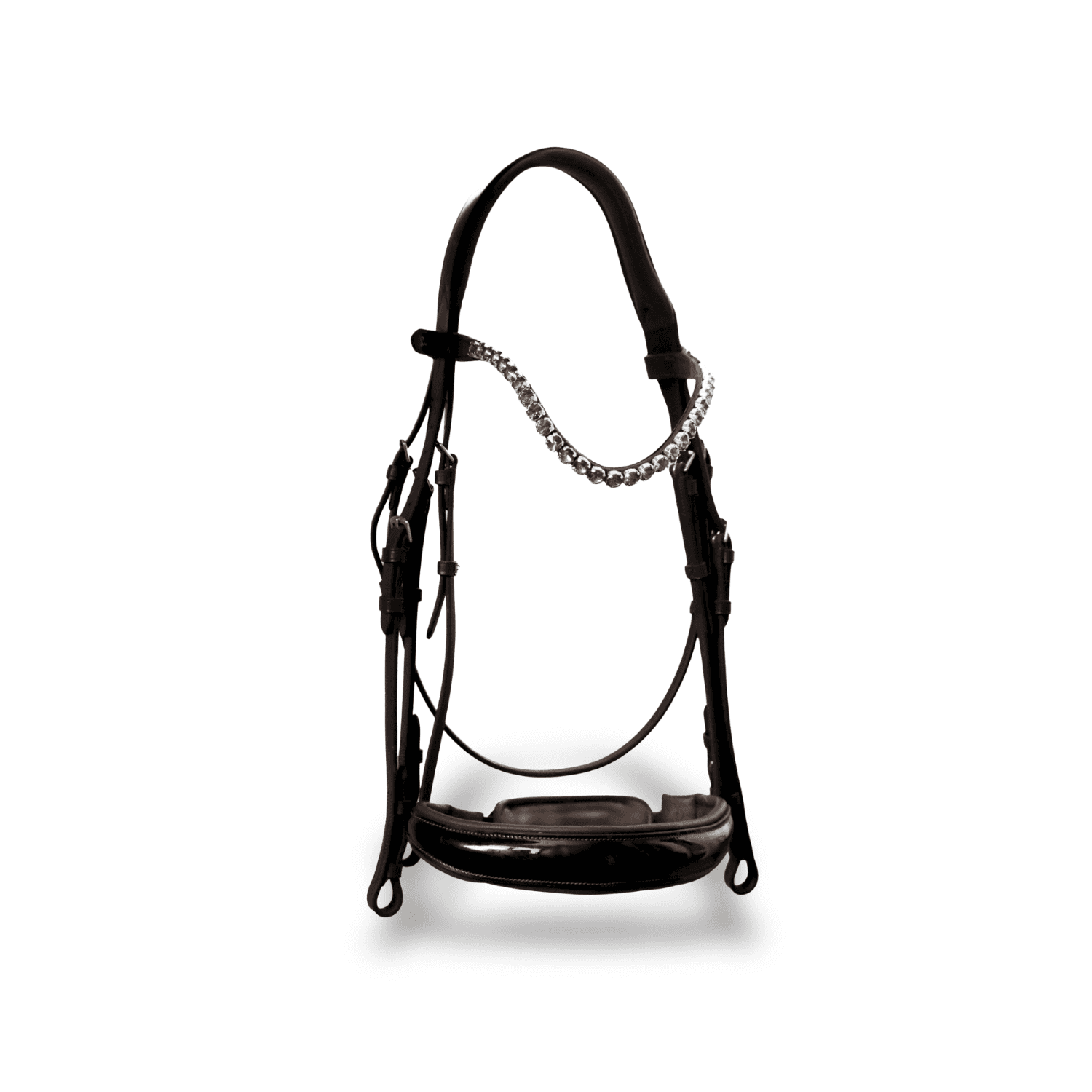 Cadence leather double bridle for dressage