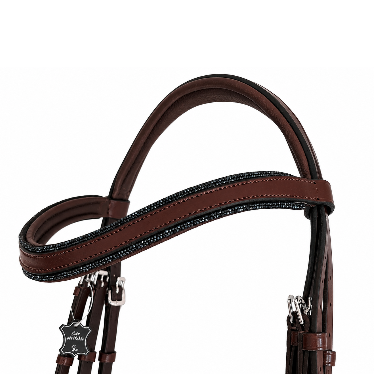 Bridon personnalisable en cuir Astra – Image 2